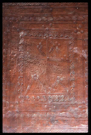 Front of a typical binding
