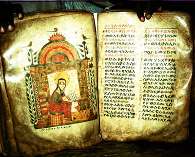 Manuscript at Debre Maryam Lake Tana